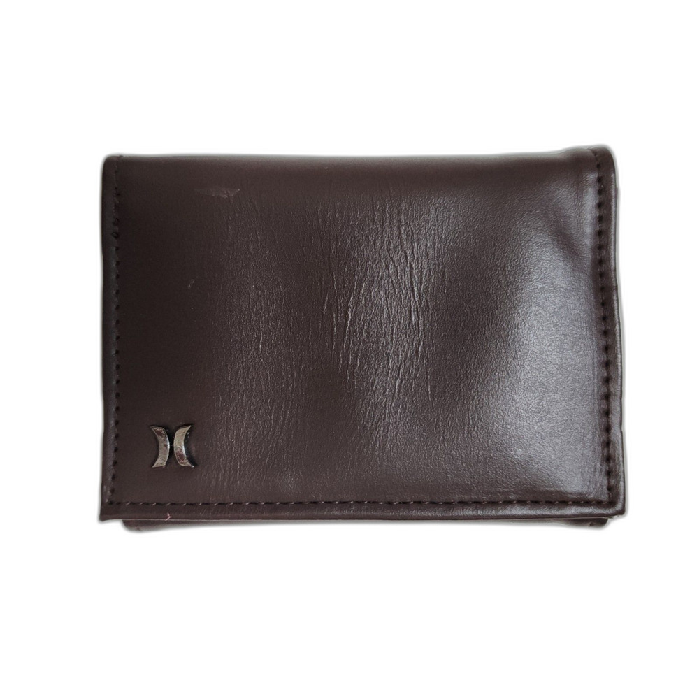 Hurley Men's Brown Trifold Wallet
